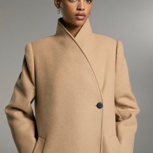 Aritzia Babaton camel coat